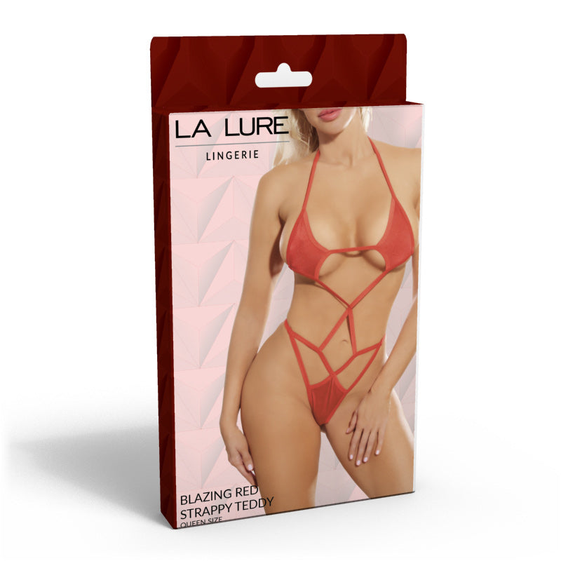 La Lure 炽热魅惑红吸带泰迪套装
